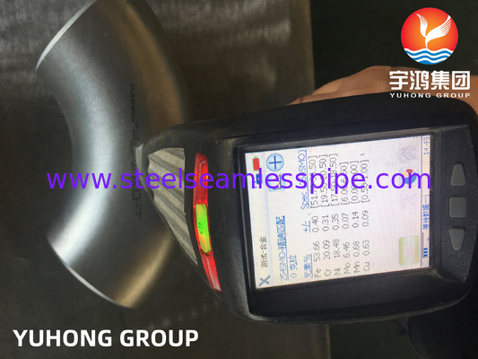 Fittings in acciaio inossidabile ASTM A403 WPS31254-S 90°LR 45°LR ELBOW B16.9