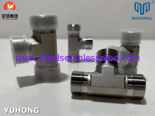 Acciaio inossidabile Adapter Tees NPT G PT SS316L