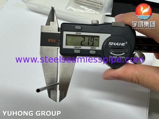 Tubo di ago ricamato in acciaio inossidabile con punta affilata per l' industria dell' abbigliamento, 2,2 mm * 62 mm