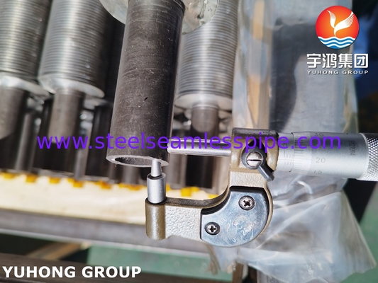 Tubo ASTM A213 T5 Fin con tipo G incorporato per applicazioni corrosive a media e alta pressione