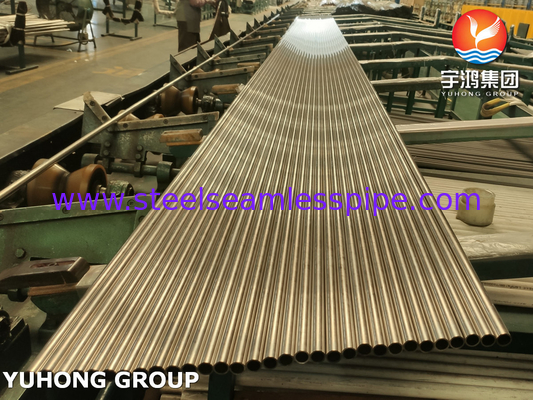 Tubo senza cuciture per caldaie di rame e nichel ASTM B111 ASME SB111 C71640 CW353H
