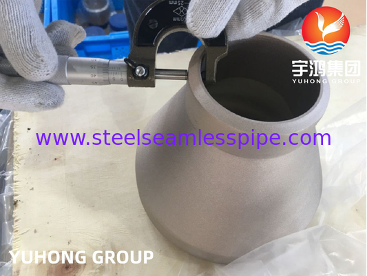 ASTM B466 C70600 Legatura di rame riduttore eccentrico B16.9 per sistema di raffreddamento
