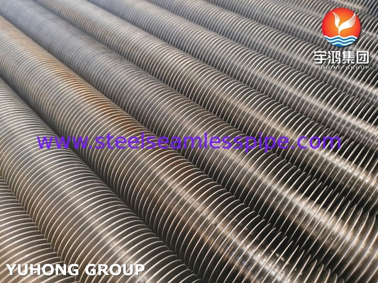 ASTM A179 Tubo a pinna incorporato in acciaio alluminio carbonio per scambiatori di calore e sistemi di raffreddamento