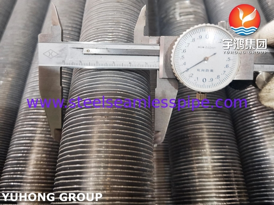 ASME SA179 Tubo a pinna estruso con striscia a pinna Al1100 per raffreddatore d'aria