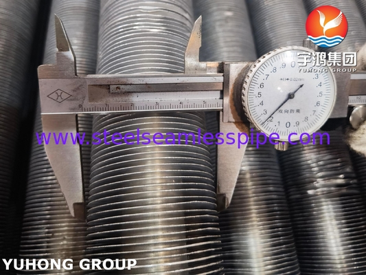 ASME SA179 Tubo a pinna estruso con striscia a pinna Al1100 per raffreddatore d'aria