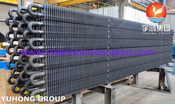 Tubo di gomma di acciaio al carbonio tipo H e doppio tipo H ASTM A179 / ASME SA179