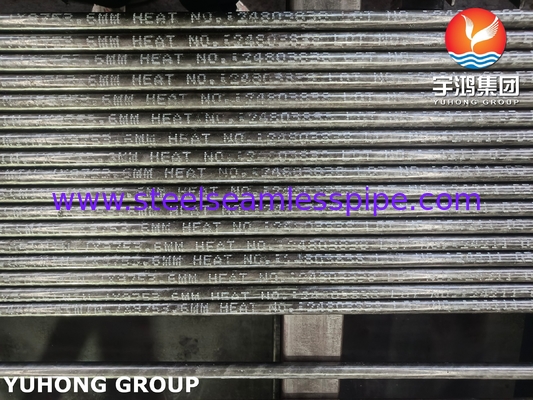 Tubo senza cuciture in acciaio legato ASTM A213 ASME SA213 Grado T5, T9, T11, T22 Per foratura di caldaie per scambiatori di calore