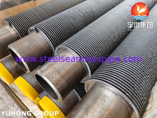 Acciaio legato HFW tubi con pinna solida saldati ad alta frequenza ASME SA213 T5 T9 T11 T12 Applicazione caldaia a condensatore