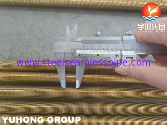 B359 C44300 C44500 Lega di rame tubo a bassa pinna U bend per scambiatori di calore ASTM B154-16