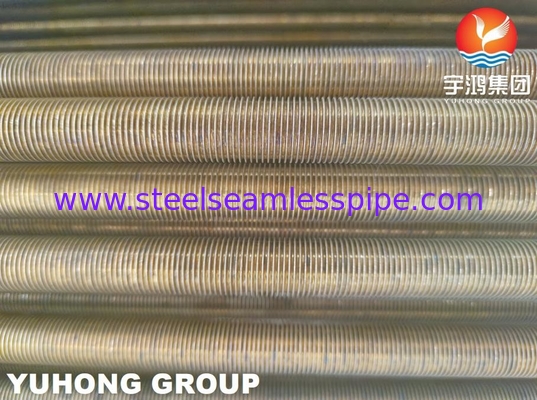 B359 C44300 C44500 Lega di rame tubo a bassa pinna U bend per scambiatori di calore ASTM B154-16