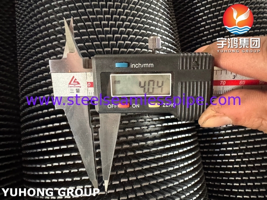 ASTM A335 P11 HFW tubo serrato tipo a pinne per sistema di recupero del calore HRSG
