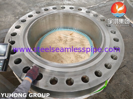 ASTM A105/ASME SA105 Flange a collo di saldatura lunga in acciaio al carbonio, B16.5 Flange LWNRF