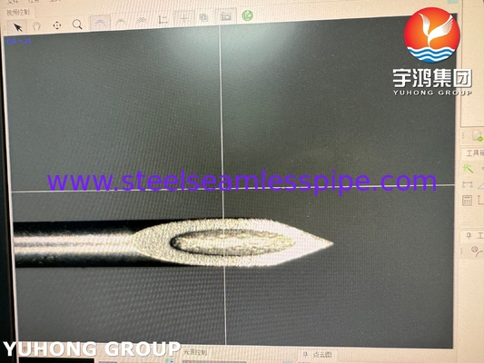 26G Acciaio inossidabile Taglio posteriore tubo dell'ago a punta di bisella per punzione medica ISO9626 SUS304