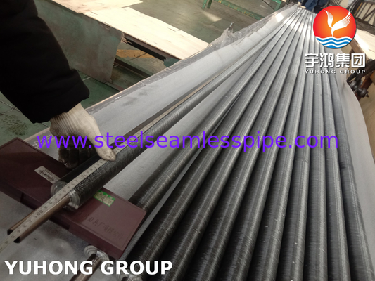 ASME SB163 N04400 Tubo a pinna incorporato con pinna di alluminio per raffreddatore d'aria e ribotellina a gas