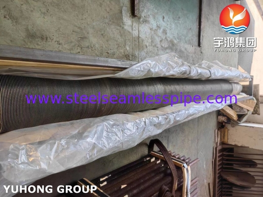 ASME SA312 TP347 Tubo serrato HFW in acciaio inossidabile con fascia di pinna inossidabile per economizer