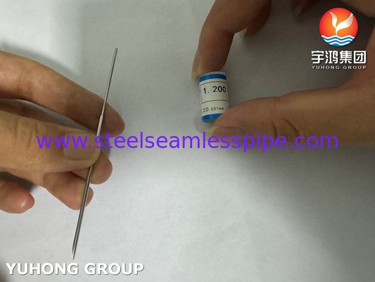 SUS304 Tubo per ago medico Lancet Bevel Point ISO9626 ISO7864