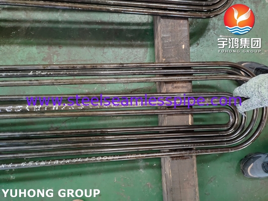ASTM A213 / ASME SA213 T9 Tubo U Bend Tube Lega di acciaio Tubo per scambiatori di calore senza saldatura