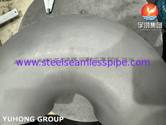 ASTM B366 UNS NO8810 180 RITORNO 180° Fitture a cuffia a gomito per forno di cracking di etilene