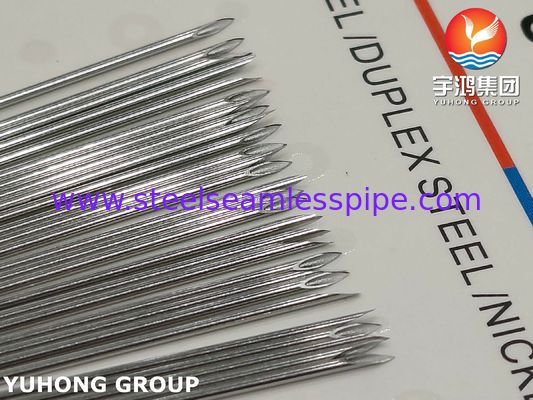 Agoletta da iniezione con punta a lancetta 21G, tubo per ago in acciaio inossidabile medicale ISO7864 SUS304