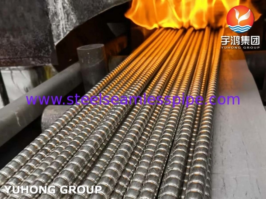 ASME SA312 / ASTM A312 TP310S Corrugated Fin Tube For Heat Exchanger