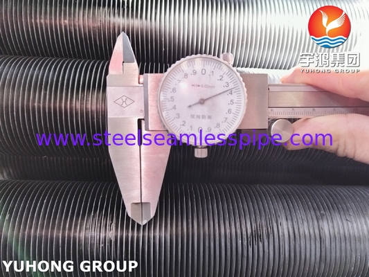 ASTM A213 T5 Tubo senza cuciture in acciaio in lega con Al1060 Fin Strip Fin Tube per raffreddatore d'aria