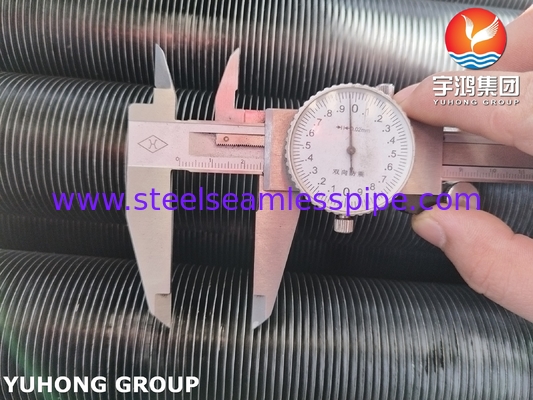 ASTM A213 T5 Tubo senza cuciture in acciaio in lega con Al1060 Fin Strip Fin Tube per raffreddatore d'aria