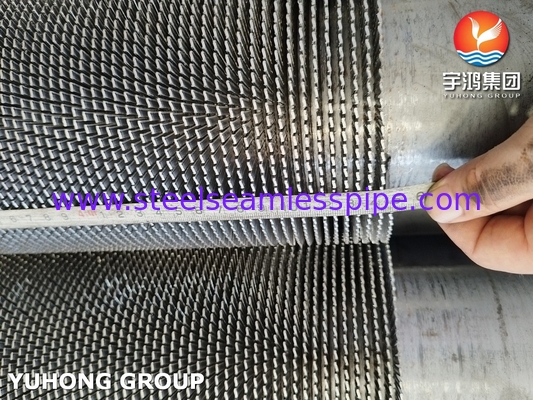 ASTM A312 TP304H Serrated Fin Tube For Boilers And Superheaters