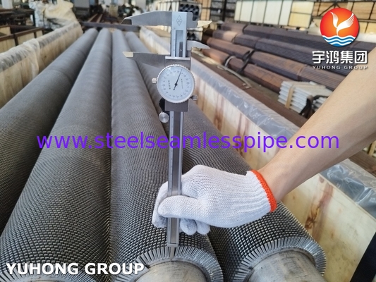 ASTM A312 TP304H Serrated Fin Tube For Boilers And Superheaters