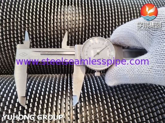 ASTM A312 TP304H Serrated Fin Tube For Boilers And Superheaters