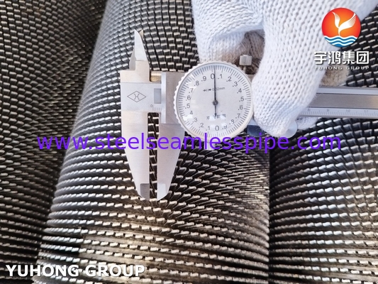 ASTM A312 TP304H Serrated Fin Tube For Boilers And Superheaters