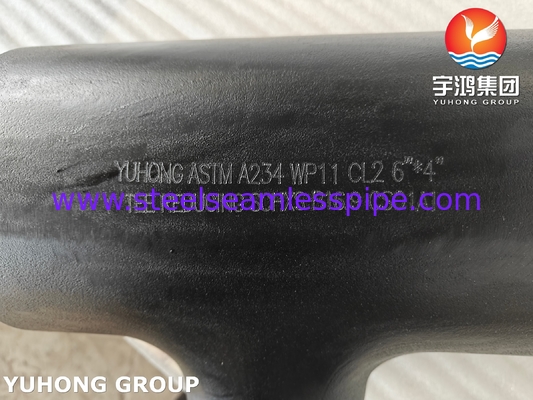 ASTM A234 WP11 CL2 Alloy Steel Reducing Tee ASME B16.9 Buttweld Pipe Fittings