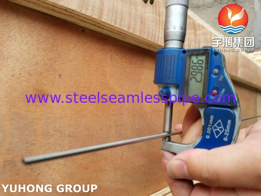 11G 3MM Medical Stainless Steel 304 Capillary Tube For Needle Tube Manufacturing , ISO9626