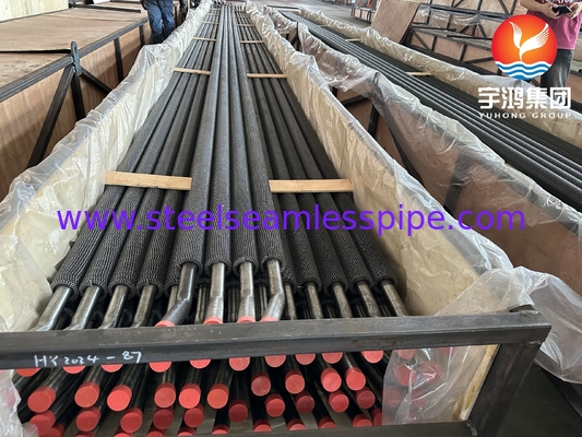 ASME SA213 T22 Alloy Steel HFW Serrated Finned Tubes For Refineries Projects