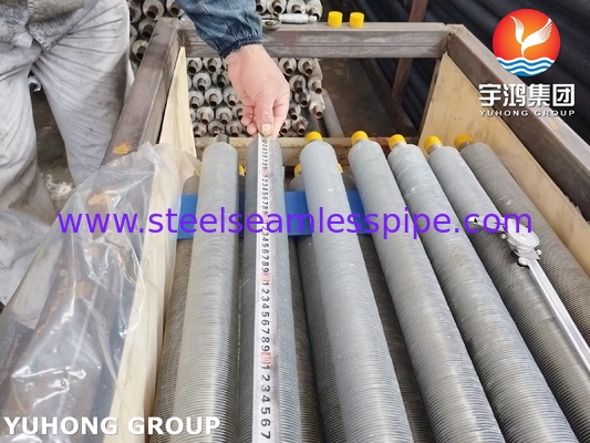 Stainless Steel Fin Tube ASTM A249 TP304L L Type With Aluminium Strip For Air Cooler