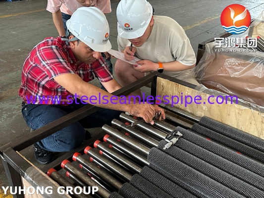 ASTM A213 T11 Tubo senza cuciture in acciaio legato HFW Tubo a pinne dentate per petrolio e raffinerie
