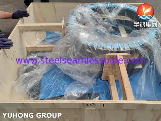 Flangia a saldare a collo in acciaio al carbonio ASTM A105 - B16.47 Serie B, Classe 300/600, Attacco per tubi