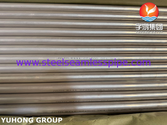 ASME SB111 UNS C71500 Tubo di rame e nichel CuNi 70/30 Tubo di condensazione senza cuciture