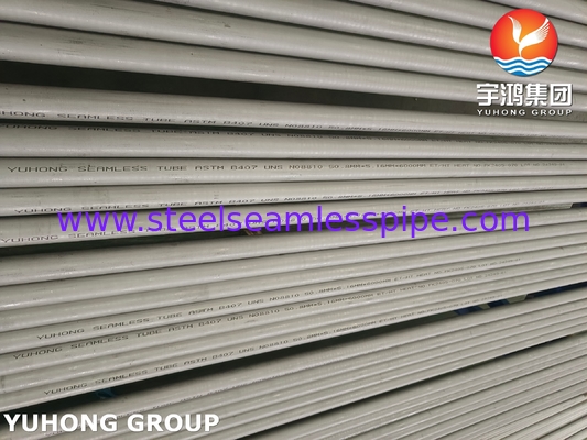 B407 N08810 Incoloy 800H Nickel Alloy Steel Seamless Tube End Type Plain End Per Superheater E Forno
