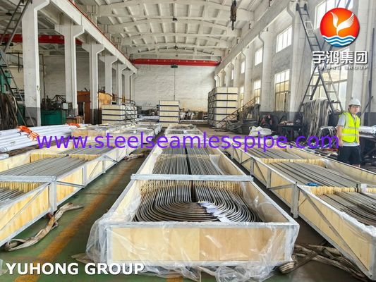 Scambiatore di calore in acciaio inossidabile Tubo a U A213/SA213 TP304L Ricotto Brillante BA Senza saldatura Grado TP304L / UNS S30403