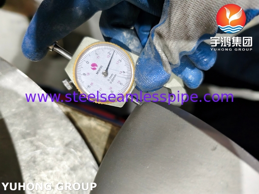 Raccordo in acciaio inossidabile ASTM A403 / ASME SA403 WP321H senza saldatura, gomito a 180° B16.9
