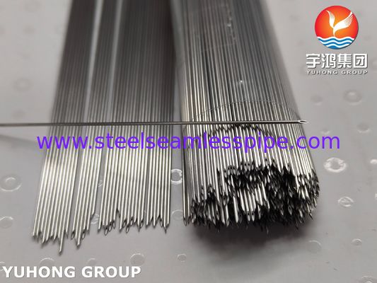 SUS304 Acciaio inossidabile di grado medico tubo per ago endoveno, punta tagliata sul retro