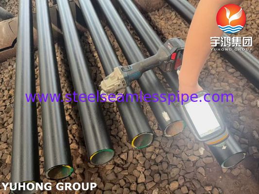 ASTM A335 P9 Tubo senza saldatura in acciaio legato SCH40 / SCH80 Per servizio ad alta temperatura
