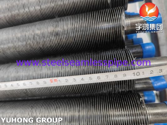 Tubo senza saldatura in acciaio al carbonio con alette incorporate ASTM A179 per scambiatori di calore