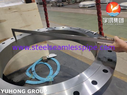 ASME SA350 LF2 CL1 Parti per scambiatori di calore Flange superiore del corpo Flange inferiore