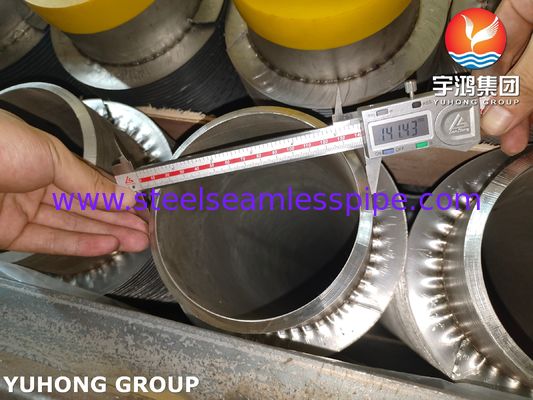 ASTM A376 TP347H solido Spiral High Frequency weld HFW Fin Tube con 11Cr