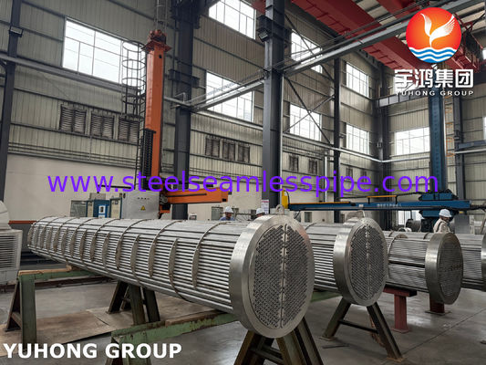 BV ispezionato SA182 F11 GR.2 Conchiglia di foglio di tubo e scambiatore di calore di tubo TEMA tipo R per un trasferimento di calore ottimale