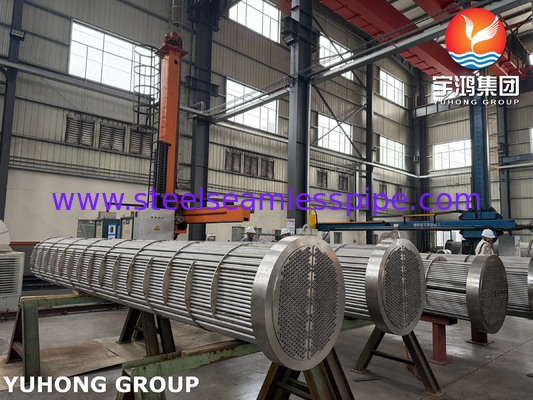 BV ispezionato SA182 F11 GR.2 Conchiglia di foglio di tubo e scambiatore di calore di tubo TEMA tipo R per un trasferimento di calore ottimale