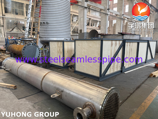 BV ispezionato SA182 F11 GR.2 Conchiglia di foglio di tubo e scambiatore di calore di tubo TEMA tipo R per un trasferimento di calore ottimale