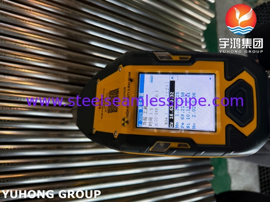 ASTM A249 TP316L Tubi saldati Scheda 10S Scambiatori di calore e tubi per caldaie