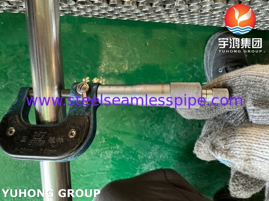 ASTM A249 TP316L Tubi saldati Scheda 10S Scambiatori di calore e tubi per caldaie